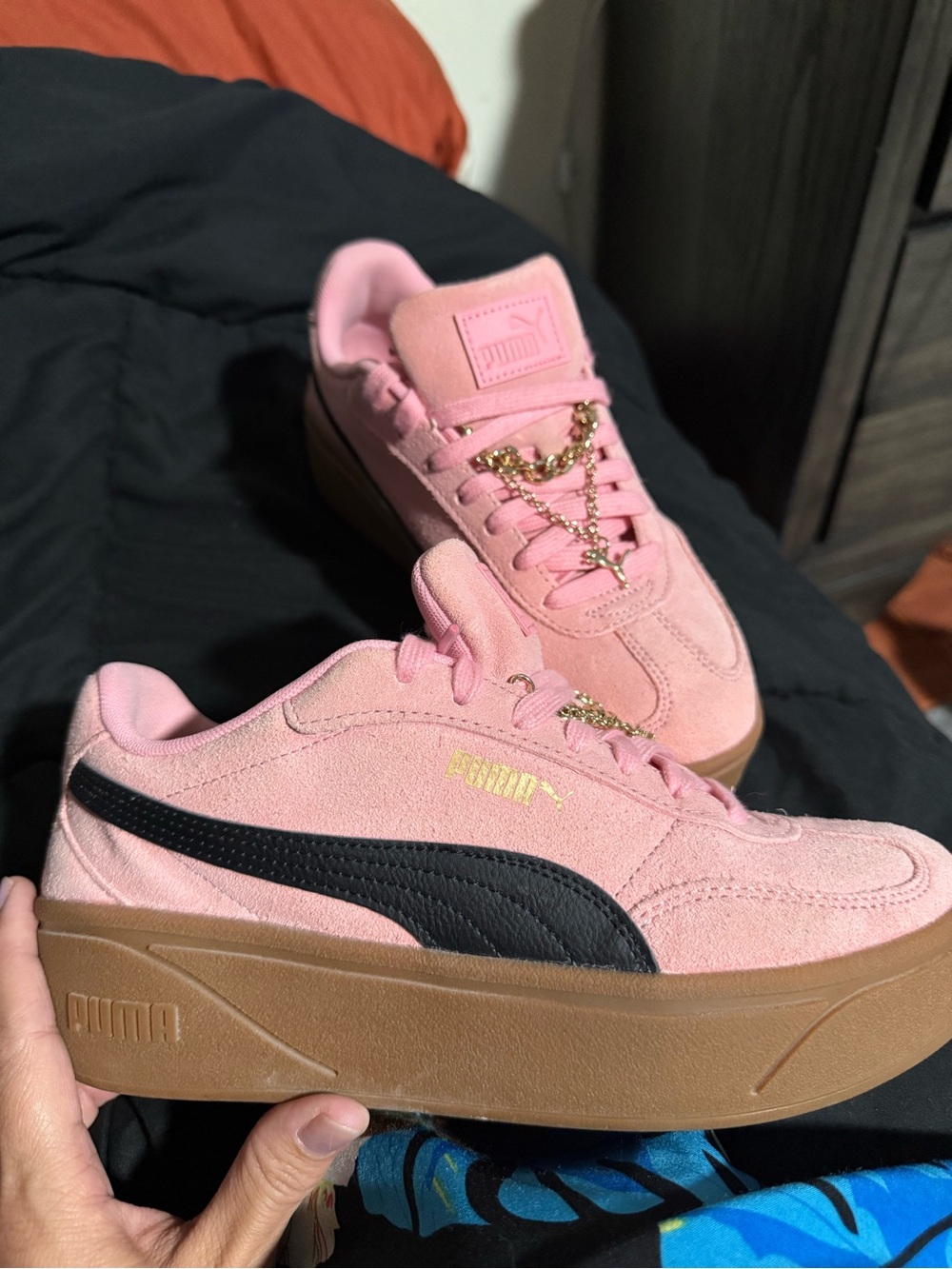 Puma Pink Casual Lace-Up Sneakers
